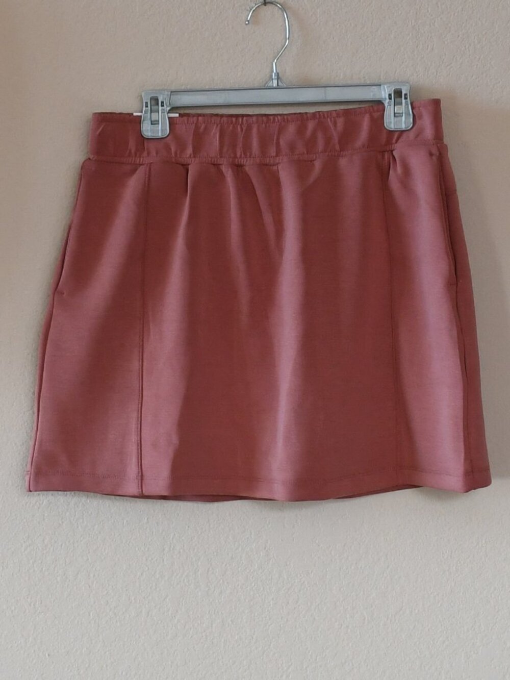 Mondetta Women’s Pink High Rise Walking Skort Skirt Size Medium